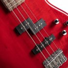 Cort Action Bass Plus TR бас-гитара 4 струны, 24 лада, цвет Transparent Red
