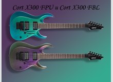 Фото Электрогитары-хамелеоны Cort X300 FPU и Cort X300 FBL
